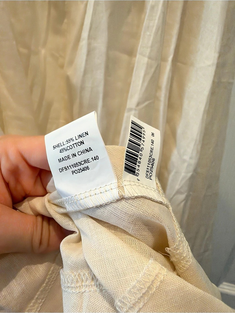 Dissh Tropicana Sheer Dress Striped Maxi Dress in Cream Size XS NWT - Picture 5 of 5